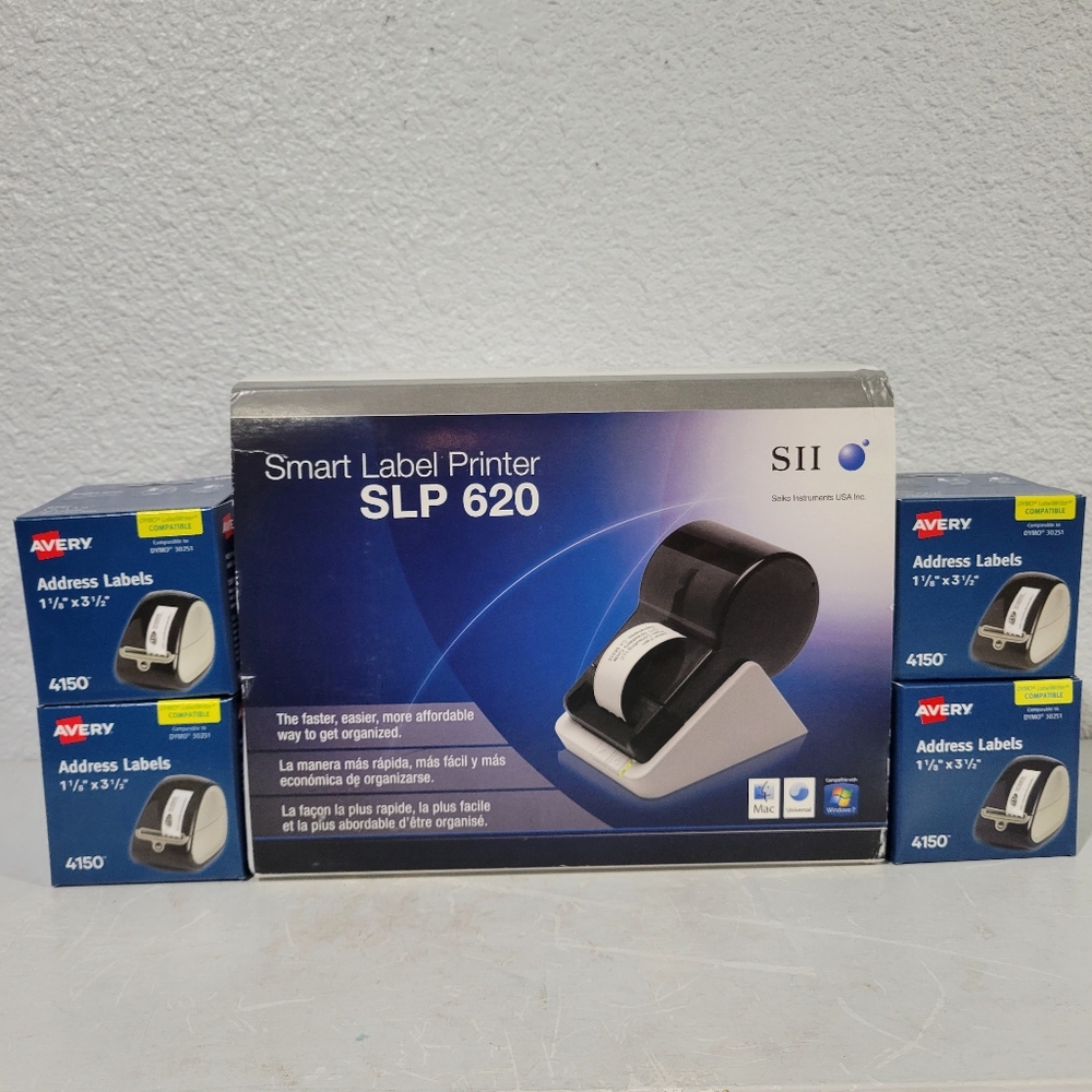 Seiko SII SLP620 Smart Label Thermal Printer- New In Box Reseller Inventory